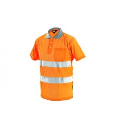 Pánská reflexní polokošile DOVER, oranžová, vel. 3XL